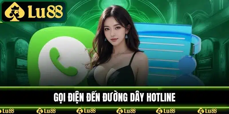 Gọi điện đến đường dây hotline